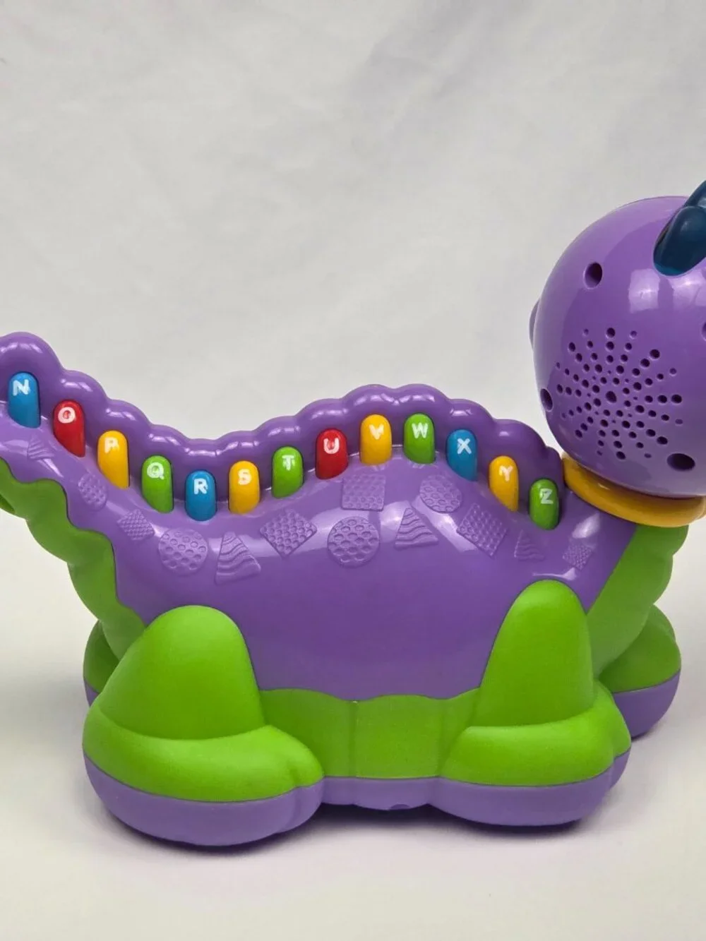 ABC-NUMBERS DINOSAUR INTERACTIVE MUSICAL- LEAP FROG -EDUCATIONAL TOY